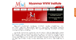 Desktop Screenshot of myanmar3wi.com